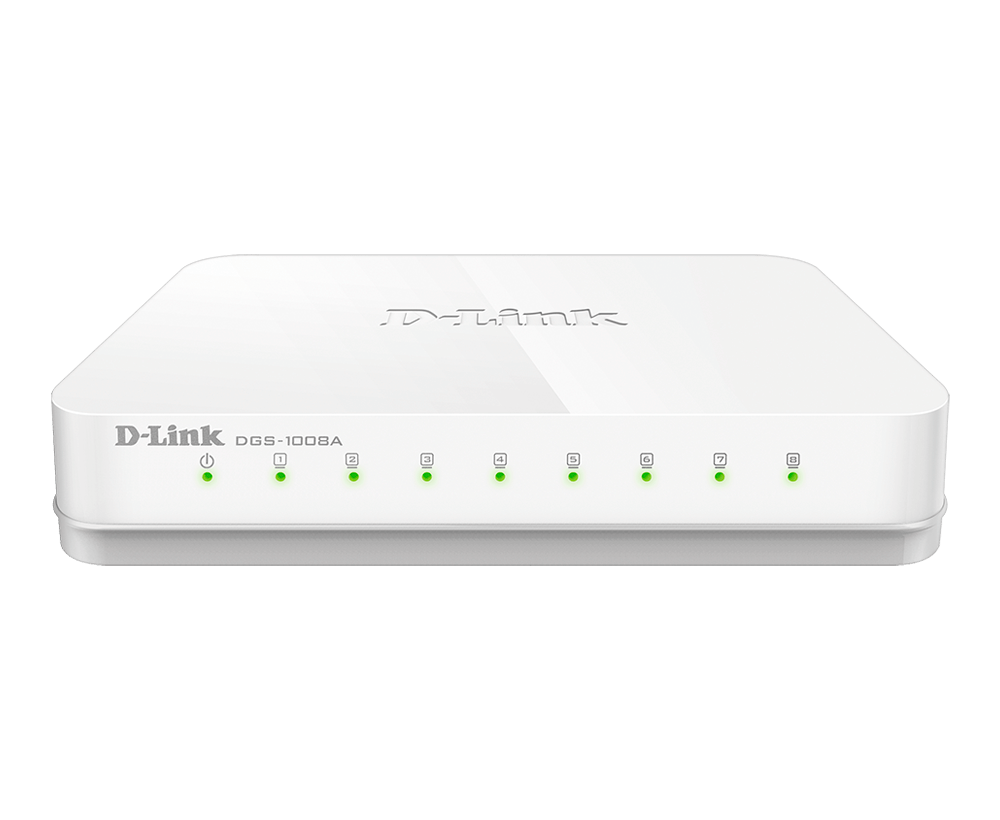 D-Link 8-Port Gigabit Easy Desktop Switch DGS-1008A D-Link 8-Port Gigabit Easy Desktop Switch DGS-1008A